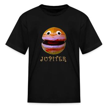 Jupiter - Puppet Character - Kid's T-Shirt - black - Front