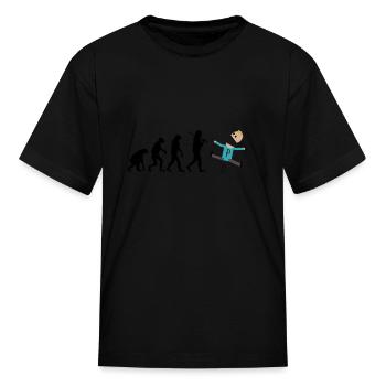 Mature-Evolution - Kid's T-Shirt - black - Front