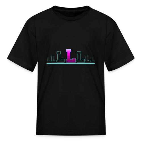 Letter L – Capital Varsity Alphabet Monogram - Kid's T-Shirt