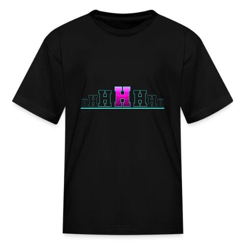 Letter H – Capital Varsity Alphabet Monogram - Kid's T-Shirt