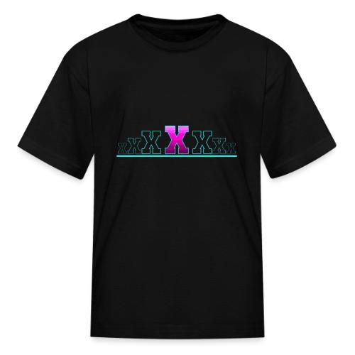 Letter X – Capital Varsity Alphabet Monogram - Kid's T-Shirt