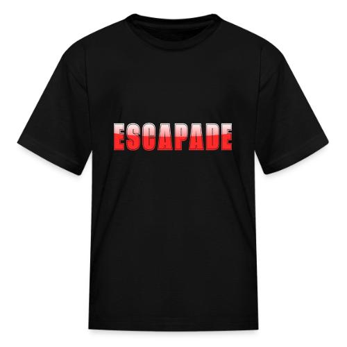 ESCAPADE Bold Typography Graphic Design - Kid's T-Shirt