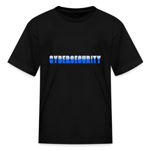 Cybersecurity Word Art Design - Kid's T-Shirt