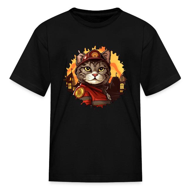 Firefighter cat