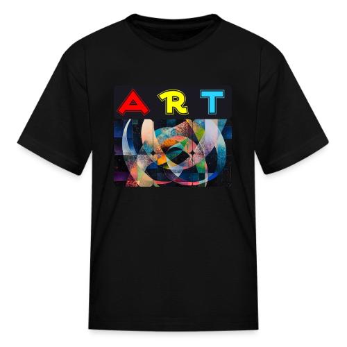 Art of Stripes and Shades - Kid's T-Shirt