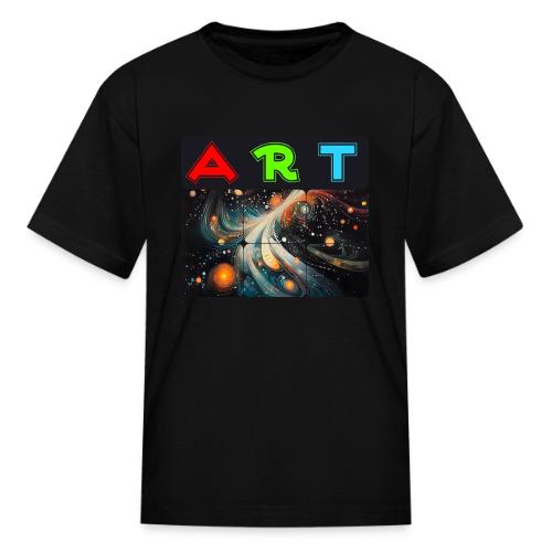 Swirls of Colorful Art - Kid's T-Shirt
