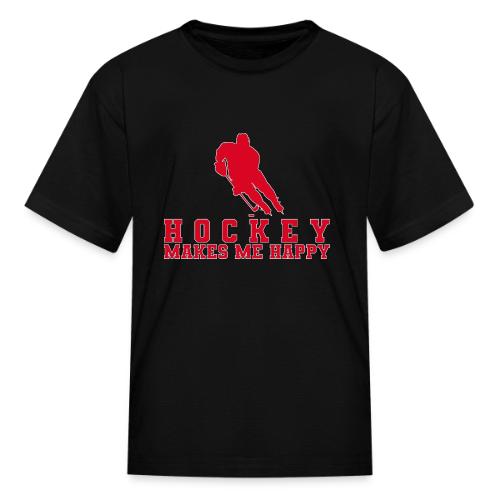 Hockey makes me happy - Kid's T-Shirt