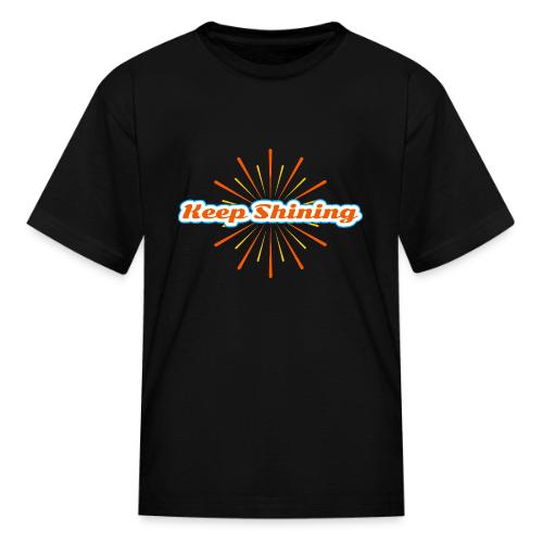 Keep Shining: Radiant Energy Design - Kid's T-Shirt