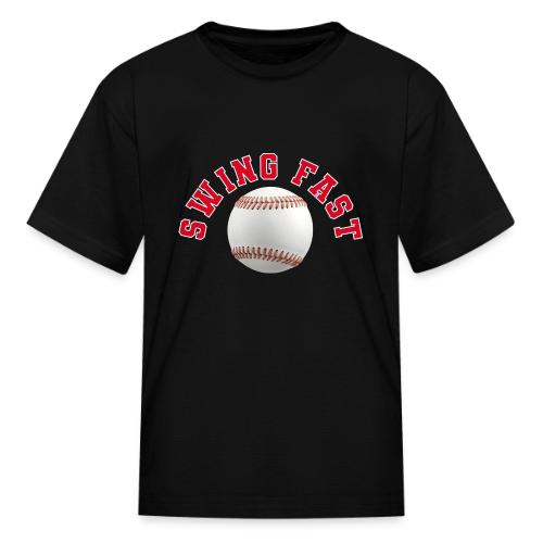 Baseball: Swing Fast Energy - Kid's T-Shirt
