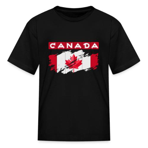 Canada, Inspired by the Canadian flag - Kid's T-Shirt
