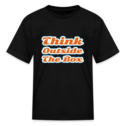 Think Outside the Box — Creative Mindset Script - Kid's T-Shirt