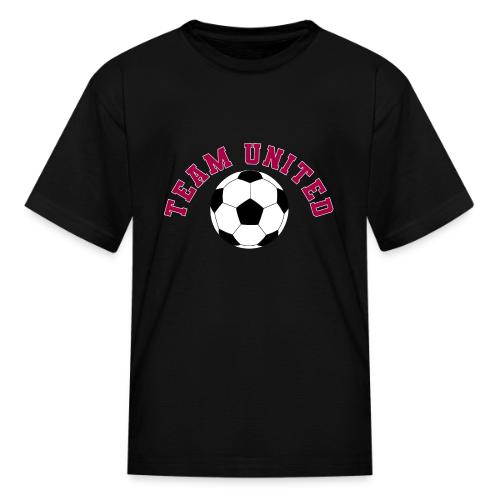 Team United Soccer Ball Sports Design - Kid's T-Shirt