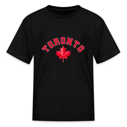 Toronto with maple leaf - Kid's T-Shirt