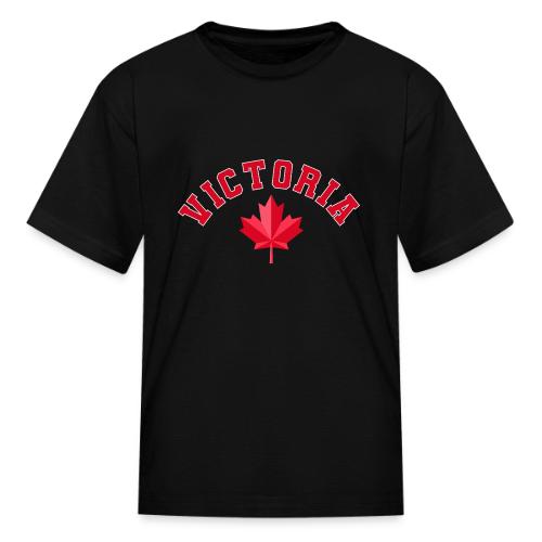 Victoria with maple leaf - Kid's T-Shirt