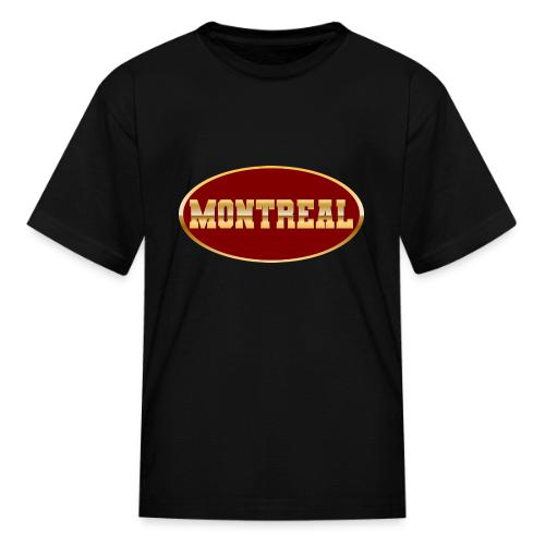 Montreal in Gold - Kid's T-Shirt