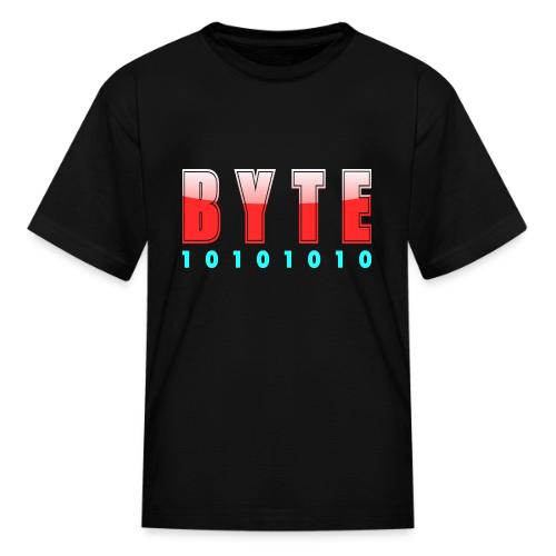 BYTE Binary Code Design - Kid's T-Shirt