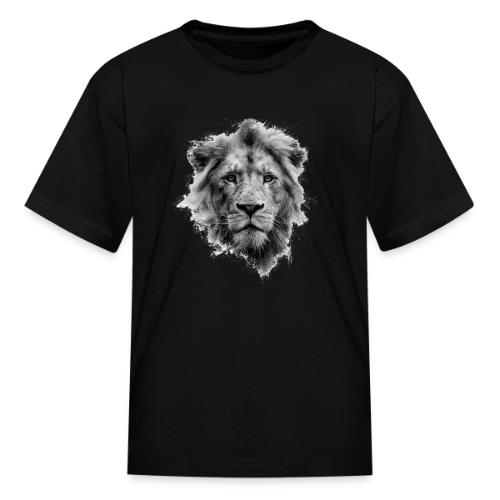 Lion: Monochrome King - Kid's T-Shirt