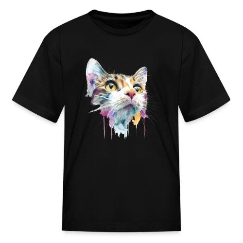 Chromatic Cat Splash - Kid's T-Shirt