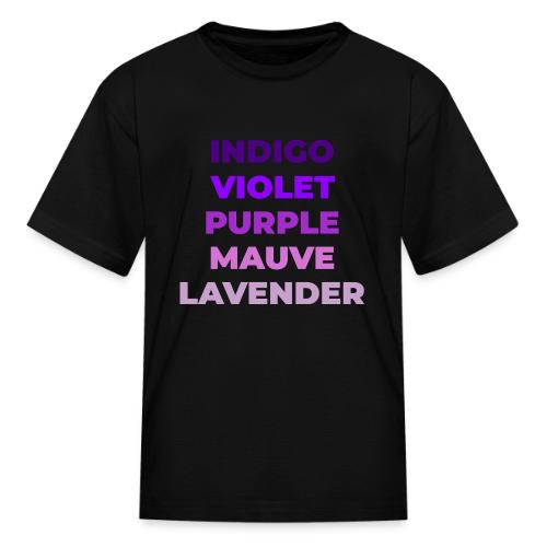 Shades of Purple - Kid's T-Shirt