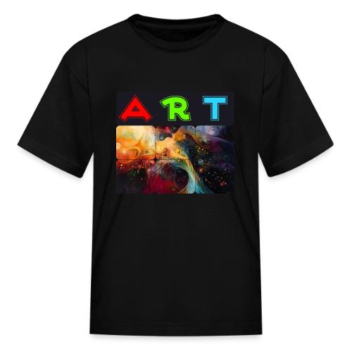 Waves of Art - Kid's T-Shirt