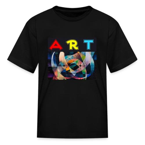 Art of Stripes and Shades - Kid's T-Shirt