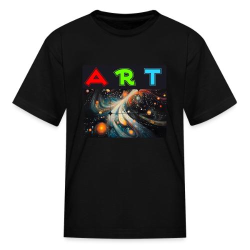 Swirls of Colorful Art - Kid's T-Shirt