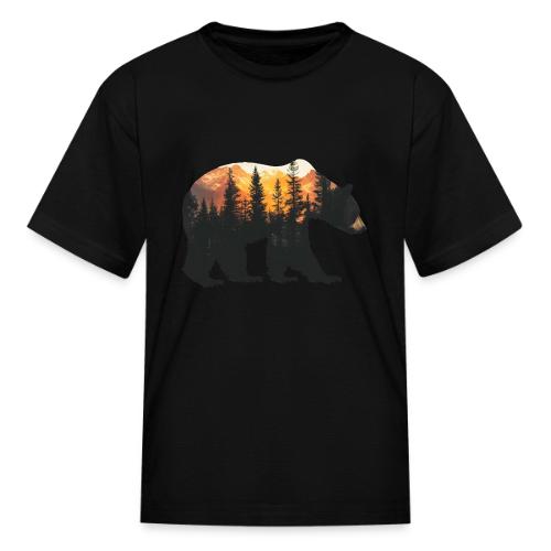 Bear: Sunset Guardian - Kid's T-Shirt
