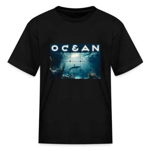 Ocean: Dolphin’s Serenity - Kid's T-Shirt
