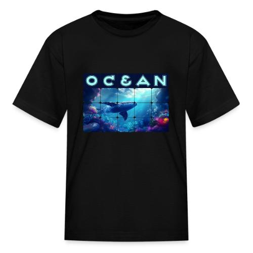 Ocean: Whale’s Path - Kid's T-Shirt