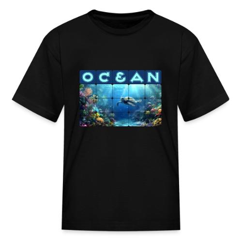 Ocean: Turtle Drift - Kid's T-Shirt