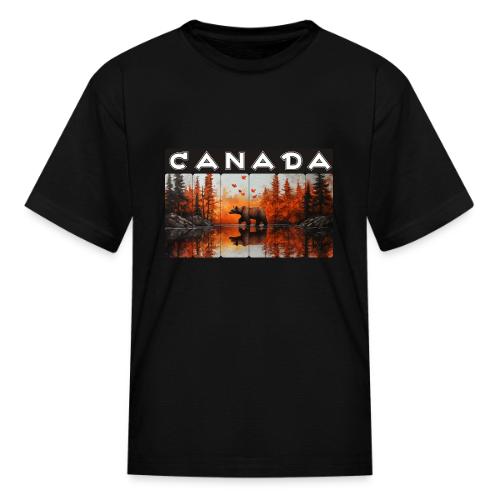 Canada Wilderness Art - Kid's T-Shirt
