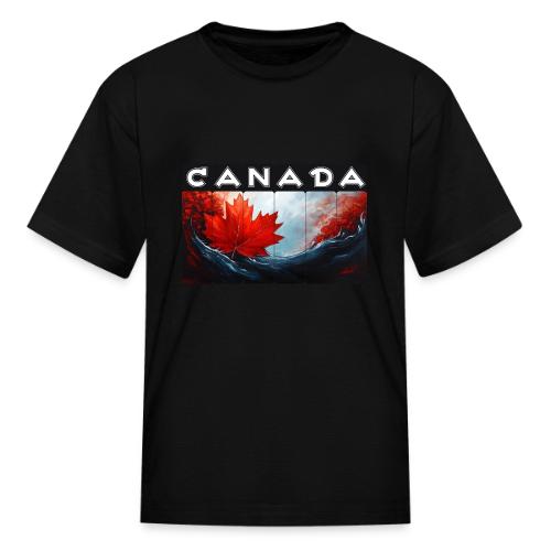 Canada Icon in Color - Kid's T-Shirt