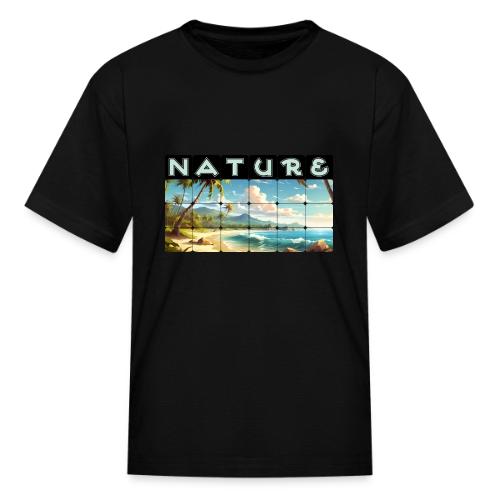 Nature: Sun-Kissed Shore - Kid's T-Shirt