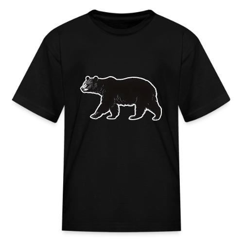 Midnight Black Bear - Kid's T-Shirt