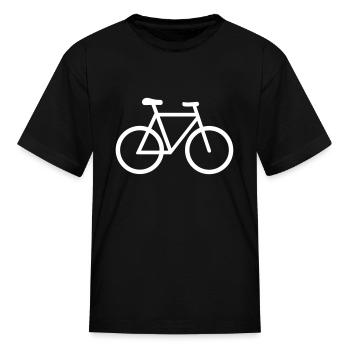 Bike - Kid's T-Shirt - black - Front