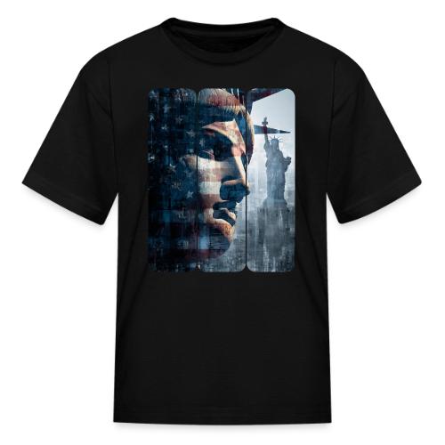 USA: Liberty in Three Visions - Kid's T-Shirt