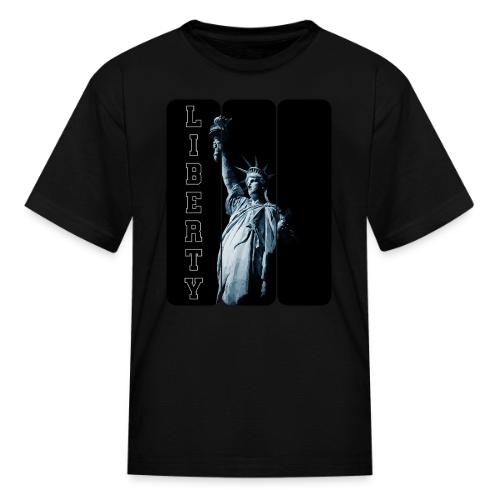 USA: Vertical Liberty - Kid's T-Shirt