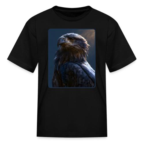 Majestic Eagle Cinematic Portrait Design - Kid's T-Shirt