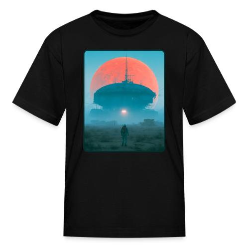 Astronaut Alien Outpost Design - Kid's T-Shirt