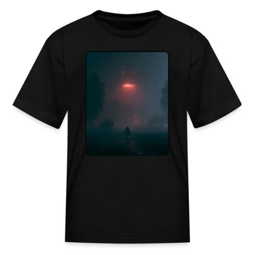 Mysterious UFO Encounter Design - Kid's T-Shirt