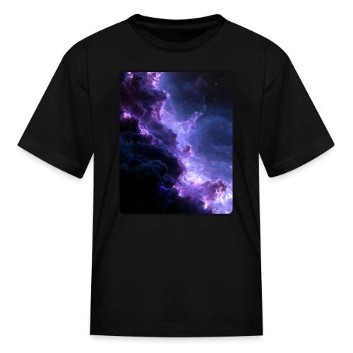 Purple Nebula Space Design - Kid's T-Shirt