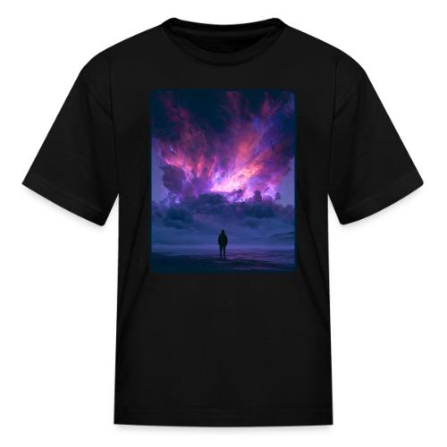 Cosmic Supernova Night Design - Kid's T-Shirt