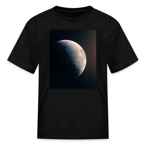 Crescent Moon Celestial Artwork - Kid's T-Shirt