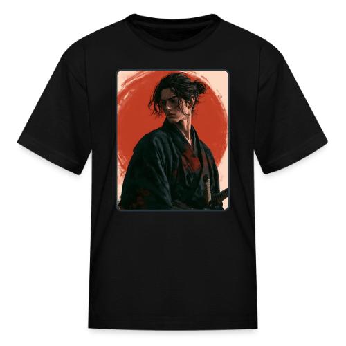 Samurai Beneath the Red Sun - Kid's T-Shirt