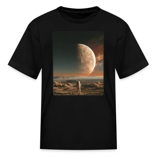 Astronaut on an Alien Moon - Kid's T-Shirt