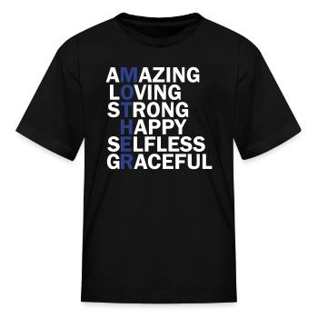 Funny mother day - T-shirt Enfant - noir - Devant