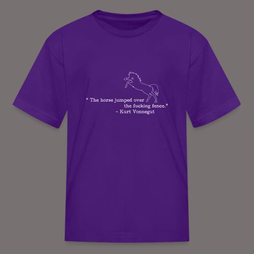 Kurt Vonnegut Sports Journalist - Kid's T-Shirt