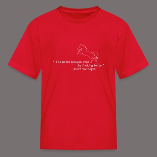 Kurt Vonnegut Sports Journalist - Kid's T-Shirt