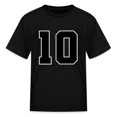 Varsity Number 10 Athletic Design - Kid's T-Shirt