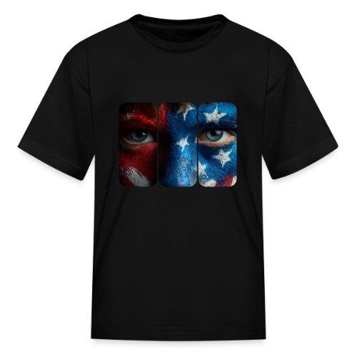 USA: Painted for the Flag - Kid's T-Shirt